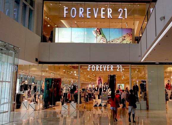 faliment forever 21