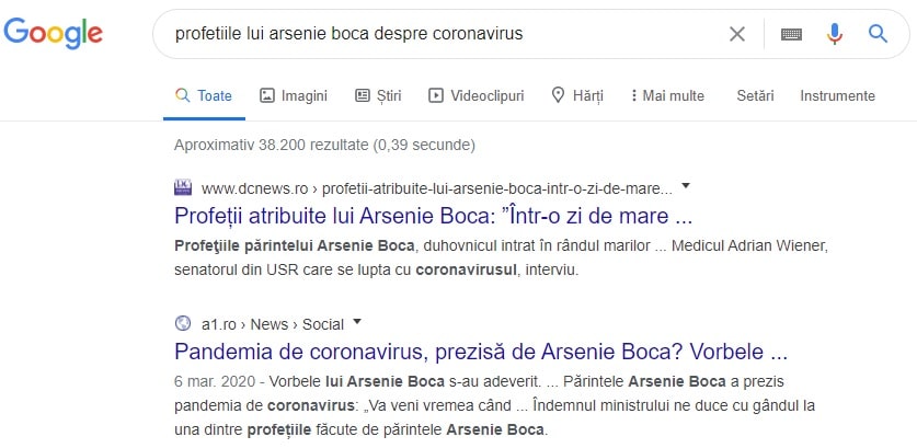 top cautari google in romania