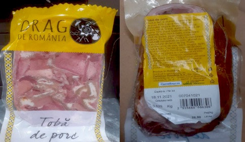 toba de porc drag de romania bacterie