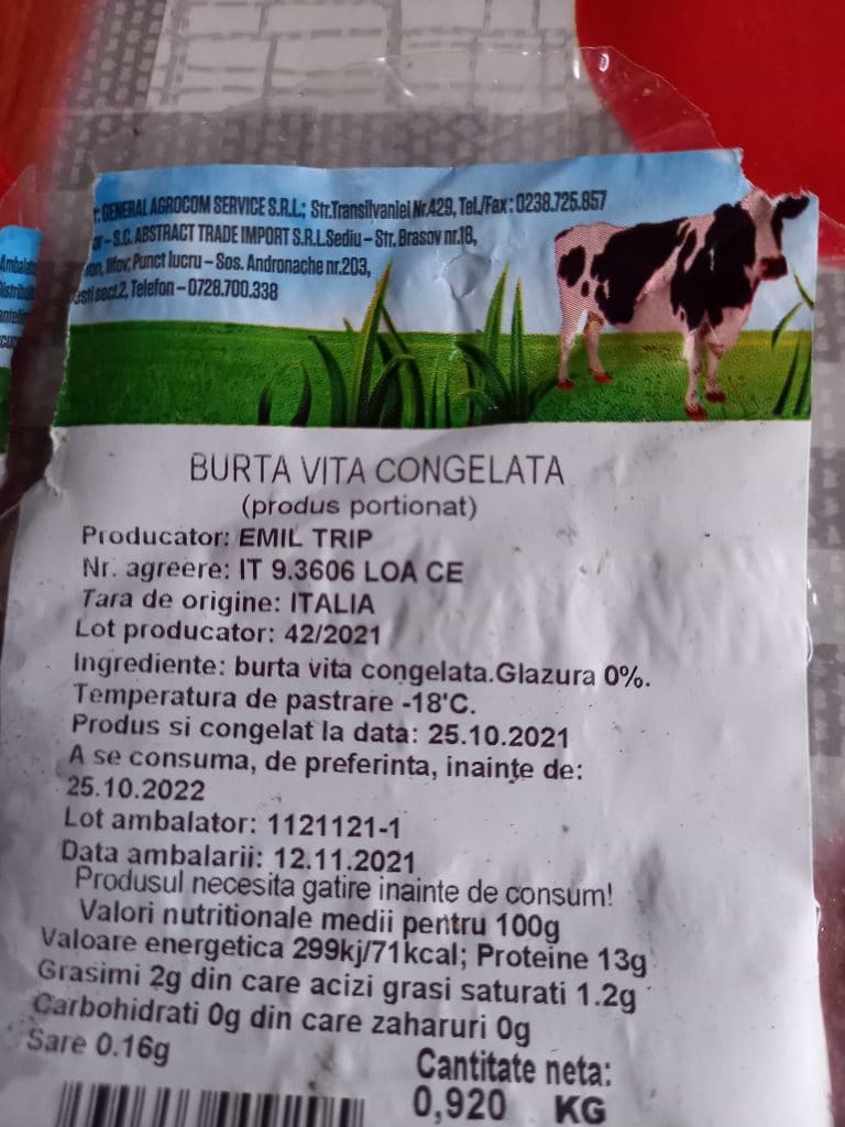 burta vita congelata